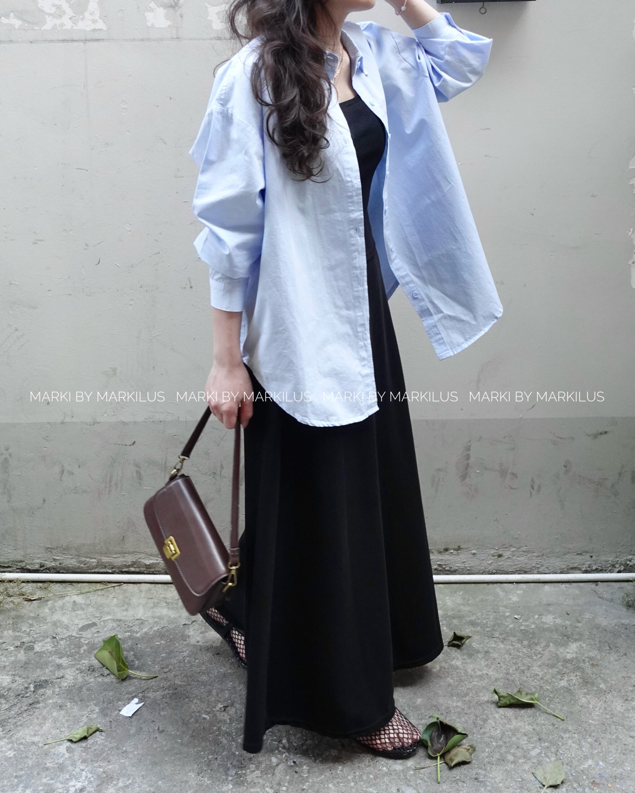 ÁO SƠ MI OVERSIZED BASIC A476 - Hình ảnh 23