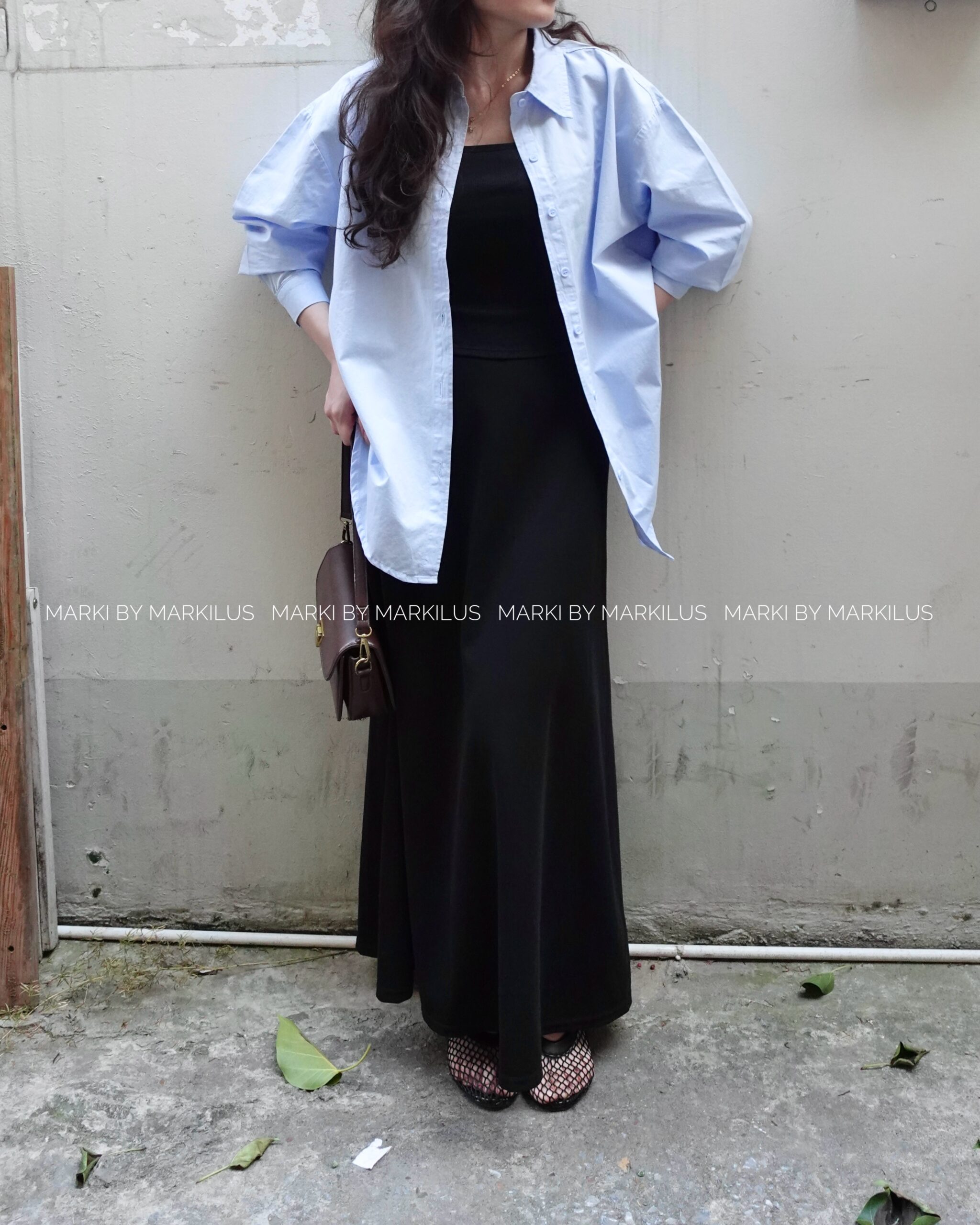 ÁO SƠ MI OVERSIZED BASIC A476 - Hình ảnh 24